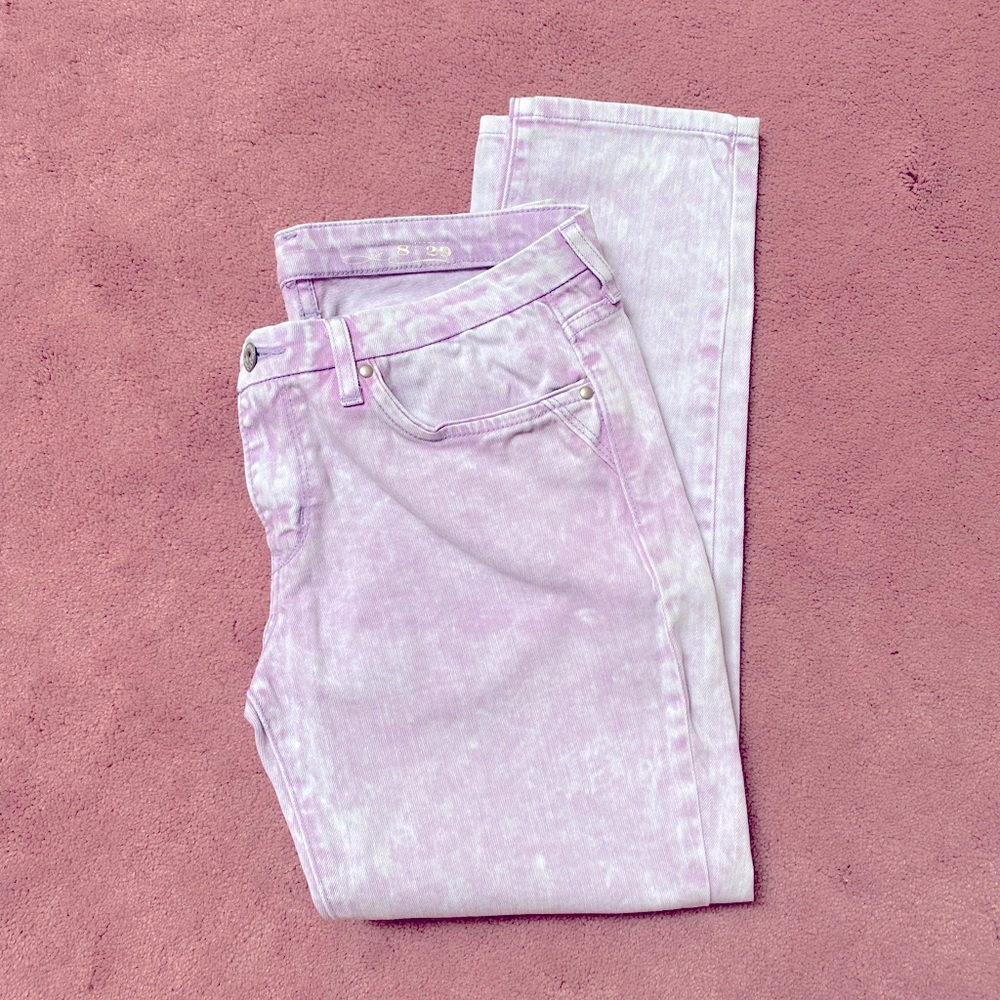 Levi’s light purple jeans